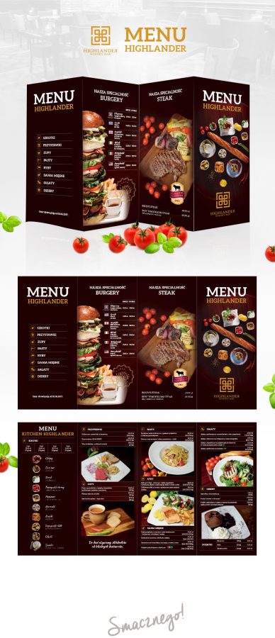 menu fotografia żywności reklamowa paweł staszak olsztyn